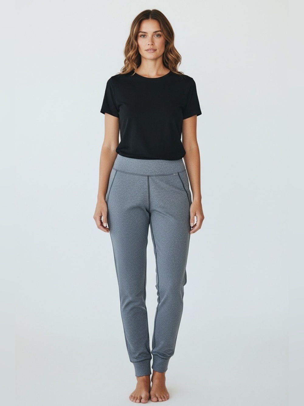 Patagonia Capilene 3 Midweight Polartec Pants Leggings Base Layer Gray Large